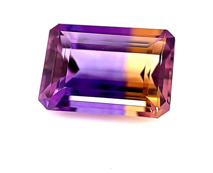 Ametrine gemstone collection
