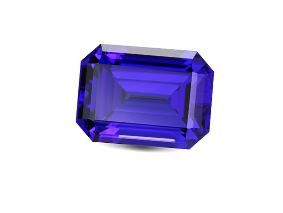 Tanzanite gemstone collection